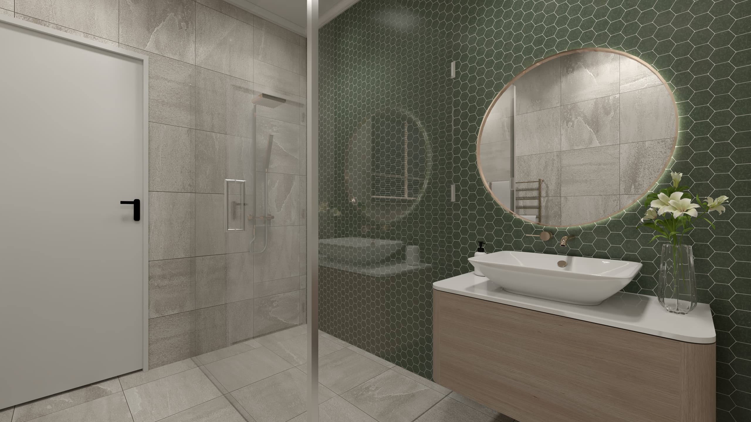 Residential Bathroom Renovation - Interior Design — image 10