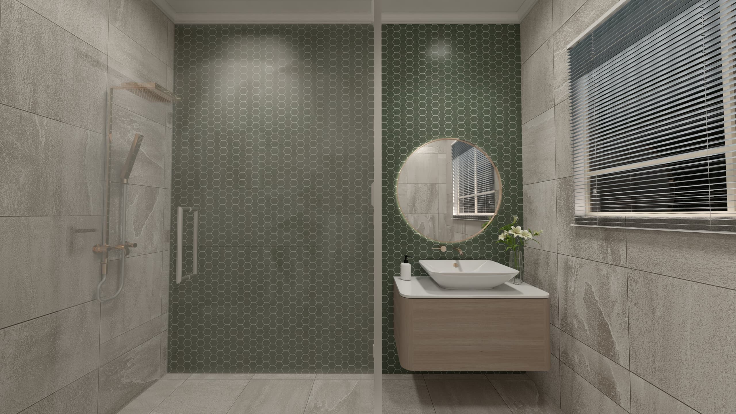 Residential Bathroom Renovation - Interior Design — image 11