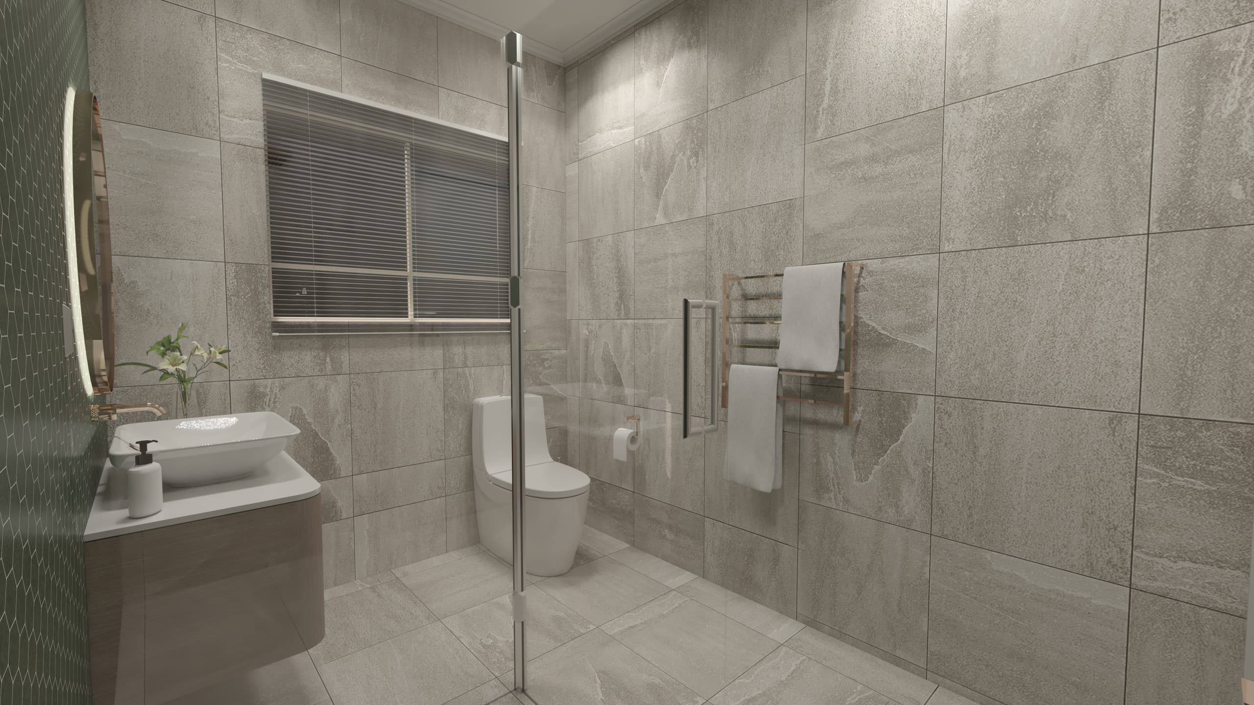 Residential Bathroom Renovation - Interior Design — image 9