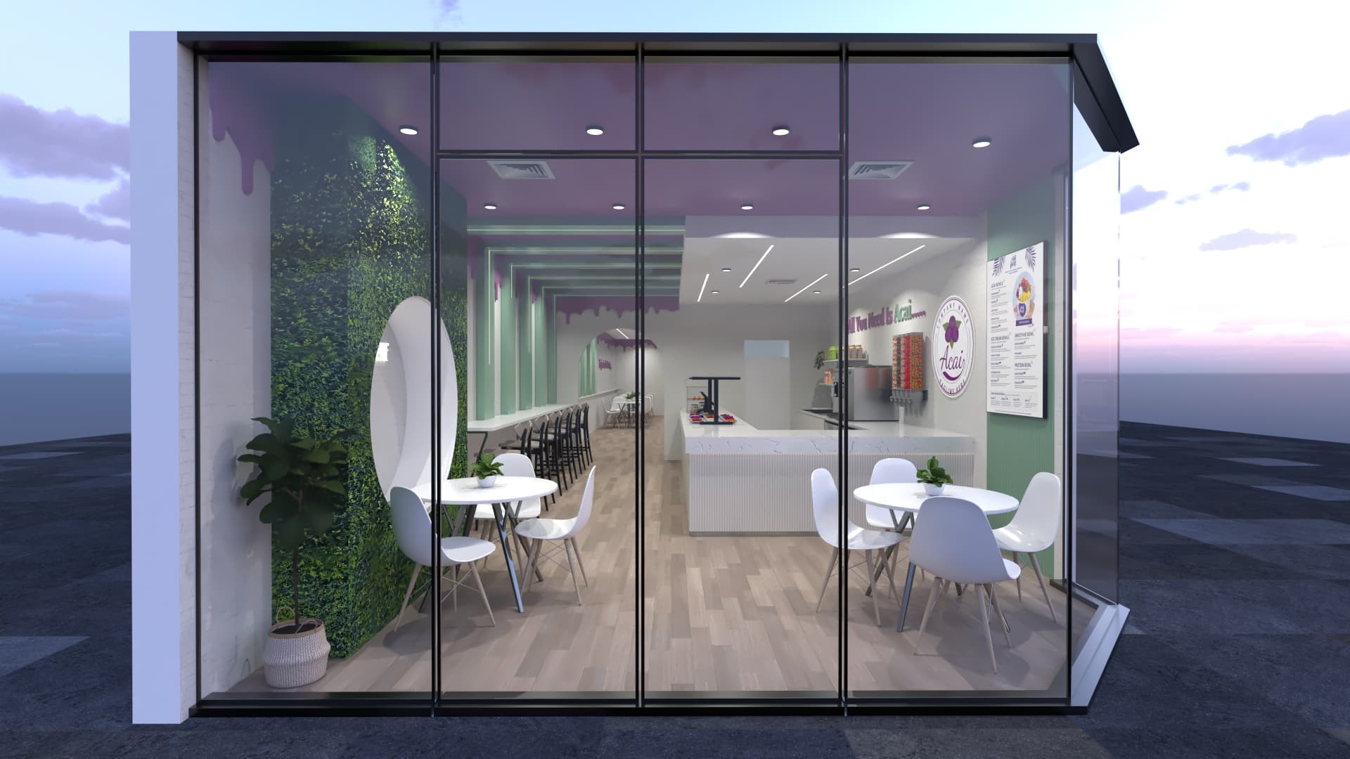 Commercial Retail Fit-Out — Acai Shop - Interior Design — image 4